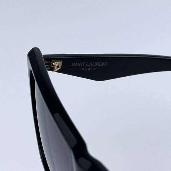 NEW Saint Laurent SLM103 001 Black Gray Gradient Cat Eye Women Sunglasses - Picture 12 of 14